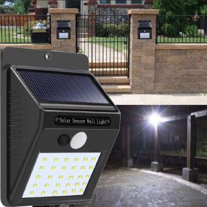 Solar Charging LED Sensor Light